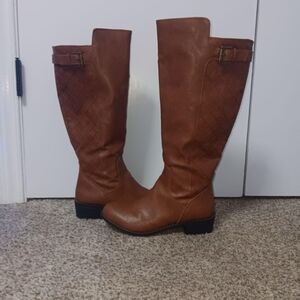 St. John's Bay Tan Over the Knee Boots